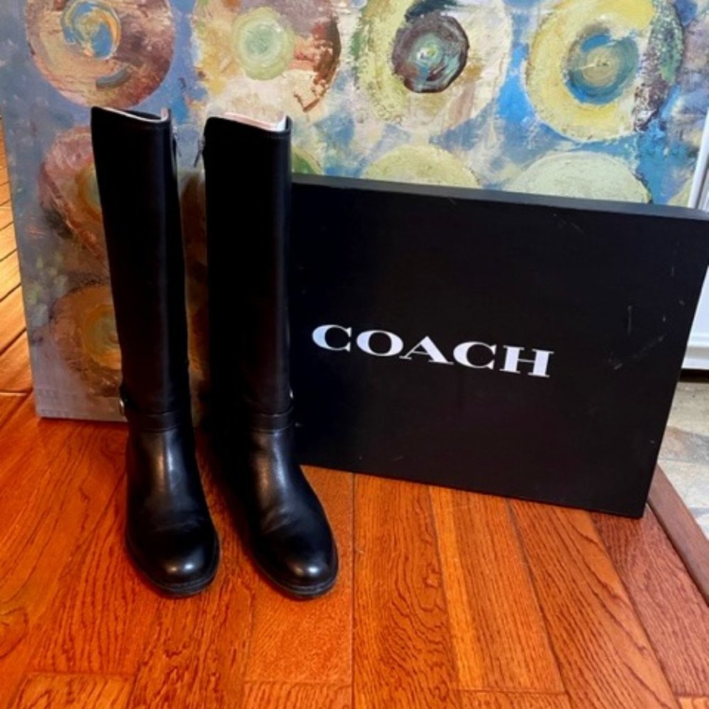 Coach black boots - Ruby HC boot LTR black